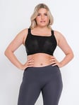 Curvy Kate Everymove Wired Sports Bra - Black, Black, Size 32J, Women