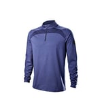 Wilson Staff Homme T-Shirt Thermique de Golf, WILSON STAFF THERMAL TECH, Polyester/Spandex, Bleu, Taille S, WGA700726SM