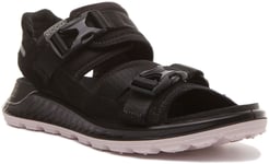Ecco Womens Exowrap Offroad Sandals 2 Adjustable Strap In Black Size UK 3 - 8
