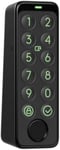 SwitchBot Smart Keypad Touch for SwitchBot Lock, Fingerprint Keyless Home Entry, IP65 Waterproof, Supports Virtual Passwords for Home Security