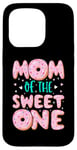 Coque pour iPhone 15 Pro Mom of The Sweet One 1st Birthday Family Matching Donut gift