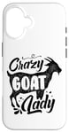 iPhone 16 Crazy Goat Lady Mom Mama Case