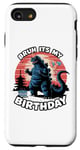 Coque pour iPhone SE (2020) / 7 / 8 Kaiju Décorations dinosaures monstres japonais pour fête d'anniversaire