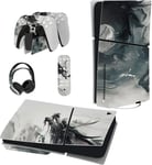 Autocollant Pour Ps5 Slim Console Standard Sticker Skin Pour Ps5 Slim Disc Edition,Autocollants Accessoires Pour Ps5 Manette&télécommande&casque&station De Charge-Dragon Esprit Enc[Yin140550]