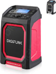 Work Site Radio | USB Rechargeable | DAB+, DAB, FM, Bluetooth, AUX Input | IP65