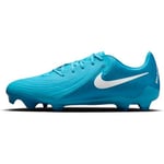 Nike Homme Phantom Gx II Academy FG/MG Soccer Shoe, Blue Fury/White, 41 EU