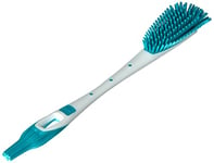 MAM, Goupillon pour biberon & tétine (coloris aléatoire) – Brosse de nettoyage en silicone avec poils extra-souples – Brosse à biberon et tétine anti-rayures