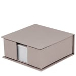 Rössler Papier 1312452490 - S.O.H.O. Boîte à fiches, dimensions : 11 x 11 cm, taupe, 1 pièce