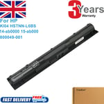 Battery For Hp 15-ab Series Laptop 14.8v P/n: 800049-001 Ki04 Hstnn-lb6s/db6t Uk