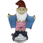 Staty utomhus trädgårdsdekoration stor storlek 20cm trädgårdstomte humor Resin tomtar Figurine Staty Jardin Gnome Skulptur Miniatyr Dekoration