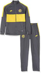 NIKE Inter Y Nk Dry Strk TRK Suit K Ensemble de sport unisexe pour enfant Gris foncé/gris foncé/jaune Taille XS