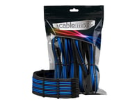 Cablemod Pro Modmesh - Förlängningssladdsats - Svart, Blå