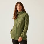 Regatta Women's Lightweight Pack-It III Waterproof Jacket Nephrite Green, Size: 26