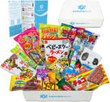 30pc Japanese Dagashi Candy Gift Box with English Guide - Asian Sweets Assortmen