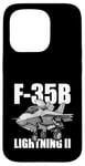 Coque pour iPhone 15 Pro F-35B Dessin animé amusant avions de chasse militaire