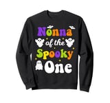 Nonna of the Spooky One Girl First Birthday Halloween Sweatshirt