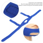 Adjustable Anti Snoring Chin Strap Snore Reduction Sleep Aids Devices(blue )