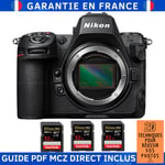 Nikon Z8 + 3 SanDisk 32GB Extreme PRO UHS-II SDXC 300 MB/s + Guide PDF MCZ DIRECT '20 TECHNIQUES POUR RÉUSSIR VOS PHOTOS