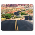 Computer Mouse Mat - Valley Of Fire Las Vegas Nevada US Office Gift #13039