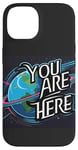 Coque pour iPhone 14 Galaxy Science Geek Gifts T-shirt You are here Deep Space