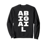 ABIGAIL Personalized Retro Girls Custom ABIGAIL Name Sweatshirt