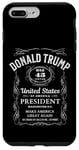 iPhone 7 Plus/8 Plus Whiskey Label Trump 2024 Vote 47 Donald Trump 47th President Case