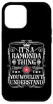 Coque pour iPhone 12 Pro Max Le nom de Ramonda est une histoire de Ramonda que vous ne comprendriez pas