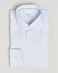 Eton Slim Fit Twill Hairline Stripe Shirt Blue/White