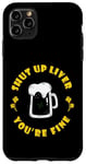 Coque pour iPhone 11 Pro Max Boire de la bière Saint Patrick's Shut Up Foie