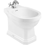 Roca - Bidet au sol carmen - blanc brillant - 1 trou de robinetterie A3570A4000