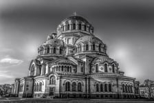 The St Alexander Nevsky Cathedral Poster, Storlek 21x30 cm 50x70 cm