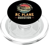 RC Plane Addiction RC Model Airplane Pilot Vintage RC Plane PopSockets PopGrip for MagSafe