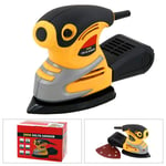 HEAVY DUTY 200W ELECTRIC PALM MOUSE DELTA DETAIL SANDER WITH DUST COLLECTION BOX