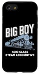 Coque pour iPhone SE (2020) / 7 / 8 Big Boy 4000 Locomotive à vapeur Locomotive Train Lover Lover