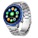 Riversong Motive 9 Max smartwatch – silver med AMOLED-skärm och Bluetooth-samtal