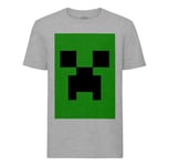 T-Shirt Homme Col Rond Attention Creeper Bac A Sable Jeux Video Pixels