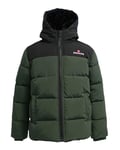 REDSKINS Junior Parka Polaire Manteau Thermique Vêtement Chaud Doudoune Impermeable Veste Enfant Garçon Fille Modèle 1092 Vert Noir Taille 8 Ans