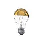 Toppförspeglad glödlampa guld 710lm E27 60W