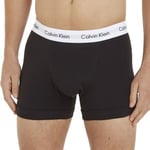 Calvin Klein 3P Cotton Stretch Trunks Svart stripet bomull Small Herre