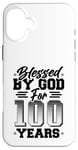 iPhone 16 Plus Blessed 100 Years Happy One hundred 100th 1925 Birthday Case