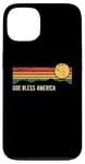 iPhone 13 God Bless America Sunset Distressed Style Design Case