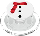 Joli costume de bonhomme de neige blanc pour enfants et tout-petits PopSockets PopGrip pour MagSafe