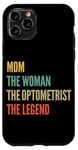 Coque pour iPhone 11 Pro La maman La femme L'optométriste La légende