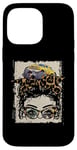 iPhone 14 Pro Max Monster Trucks Smashers Jam Hot Messy Bun Hair Leopard Case