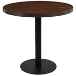 Bistropöytä tummanruskea 80 cm MDF