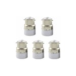 Mowze - Adaptateur d'ampoule fileté, 5 pcs B22 à E27 femelle Adaptateur d'ampoule convertible Support de lampe Douille standard Adaptateur d'ampoule