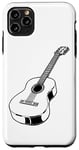 Coque pour iPhone 11 Pro Max Conception réaliste guitare acoustique pour les guitaristes