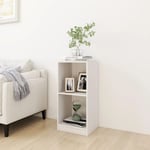 Maisonchic - Armoire de rangement, Armoire d'appoint blanc 35,5x33,5x76 cm bois de pin massif pks42656