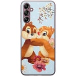 ERT GROUP Coque de téléphone Portable pour Samsung A14 4G/5G Original et sous Licence Officielle Disney Motif Chip & Dale 003 Parfaitement adapté à la Forme du téléphone Portable, Coque en TPU