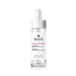 Rilastil Aqua Intense Gel Serum, Hydratant intensif à Action antipollution avec acide hyaluronique, Texture soie pour tous les types de cuirs, lot de 30 ml